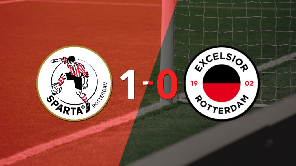 Sparta Rotterdam le ganó 1-0 como local a Excelsior