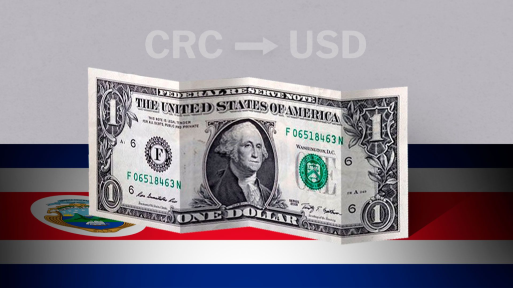 Valor de cierre del dólar en Costa Rica este 16 de enero de USD a CRC