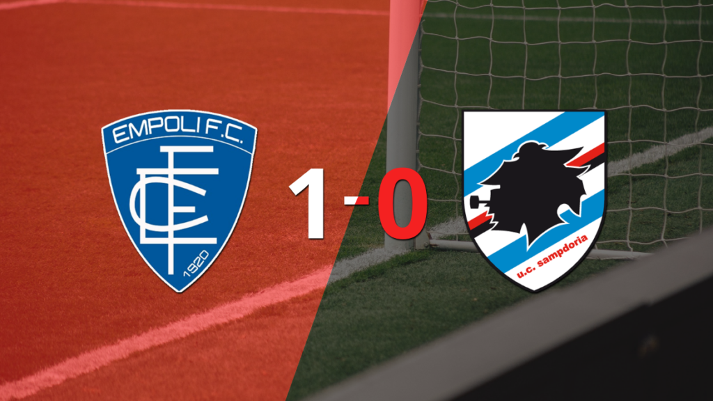 Empoli le ganó 1-0 como local a Sampdoria