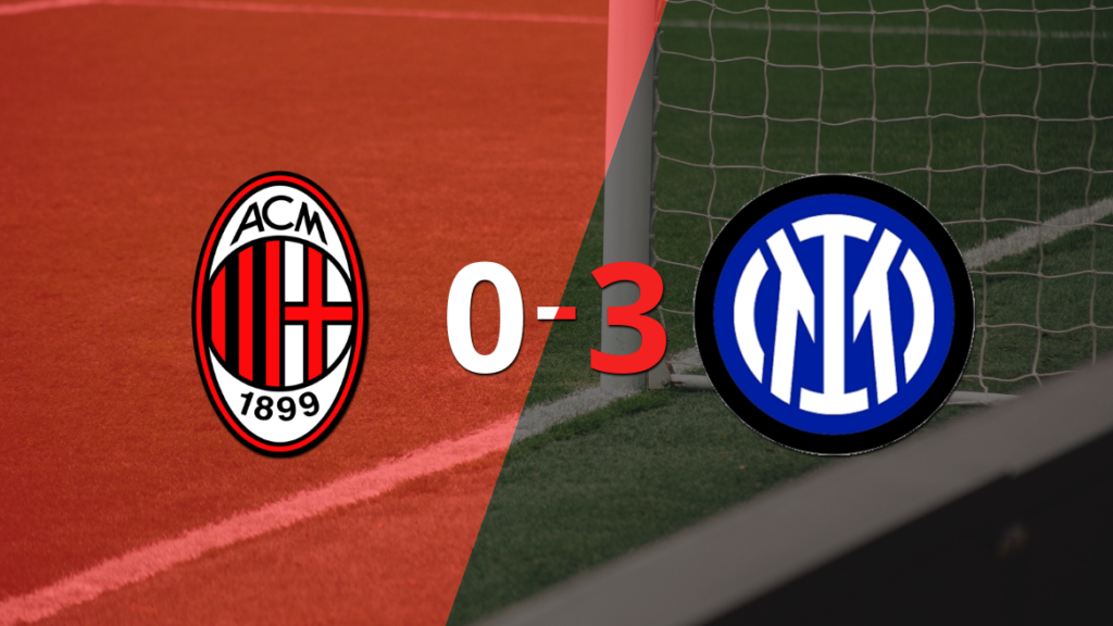 Inter goleó a Milan 3-0 y se quedó con el &quot;Derby della Madonnina&quot;