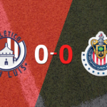 Atl. de San Luis y Chivas empataron sin goles