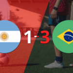 Argentina fue goleado 3-1 en casa por Brasil