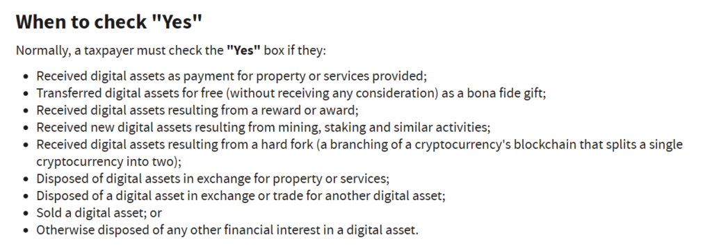 El IRS de EEUU recuerda a los contribuyentes incluir sus criptomonedas en las declaraciones del ejercicio fiscal de 2022