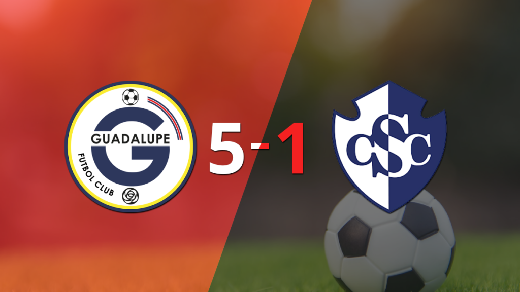 Guadalupe FC golea 5-1 como local a Cartaginés