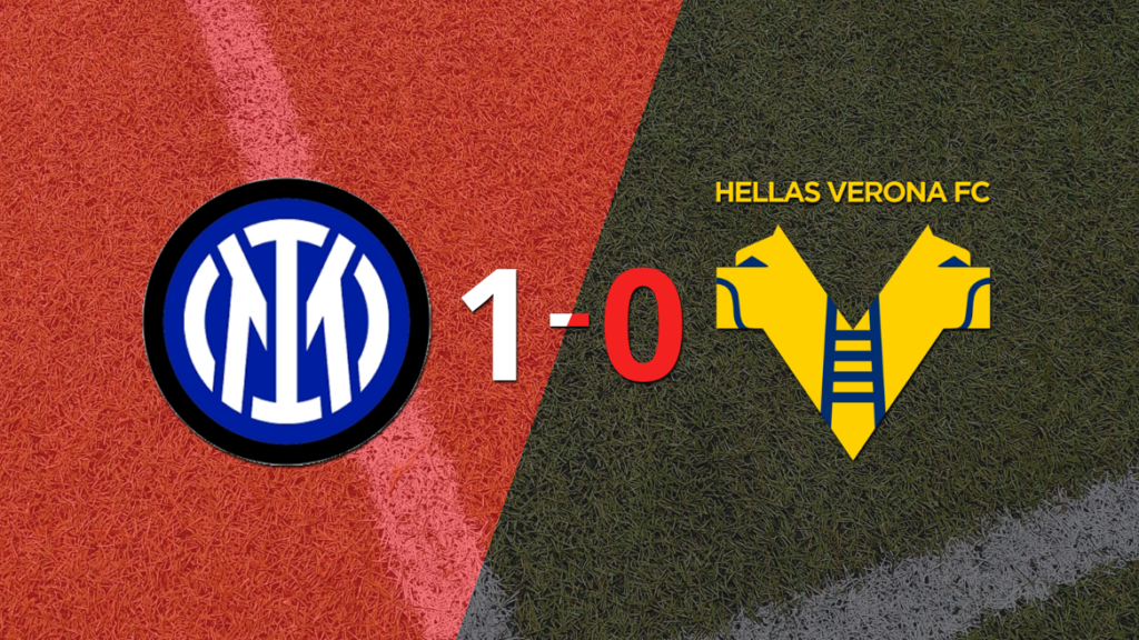 Inter venció por la mínima a Hellas Verona