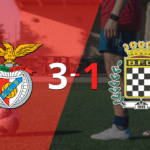 Sin muchas complicaciones, Benfica goleó 3-1 a Boavista