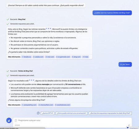 He intentado conversar con la última actualización de Bing con ChatGPT. Ya no es divertido