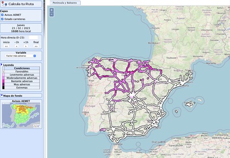 AEMET tiene la herramienta definitiva para enfrentarnos en el coche a la lluvia y a la nieve: Meteoret