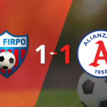 Luis Angel Firpo y Alianza se reparten los puntos y empatan 1-1