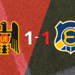 Empate a uno entre Unión Española y Everton