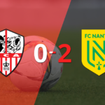 Nantes, de visitante, derrotó 2-0 a Ajaccio AC