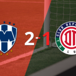 Alfonso González anota doblete en la victoria por 2 a 1 de CF Monterrey sobre Toluca FC