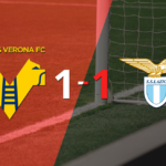 Hellas Verona y Lazio empataron 1 a 1