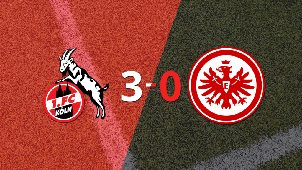 Doblete de Ellyes Skhiri en la goleada de Colonia frente a Eintracht Frankfurt