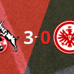 Doblete de Ellyes Skhiri en la goleada de Colonia frente a Eintracht Frankfurt