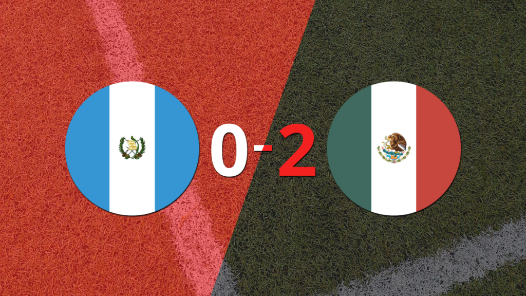 Con dos tantos, México derrotó a Guatemala en su casa