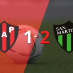 San Martín (SJ) ganó por 2-1 en su visita a Patronato