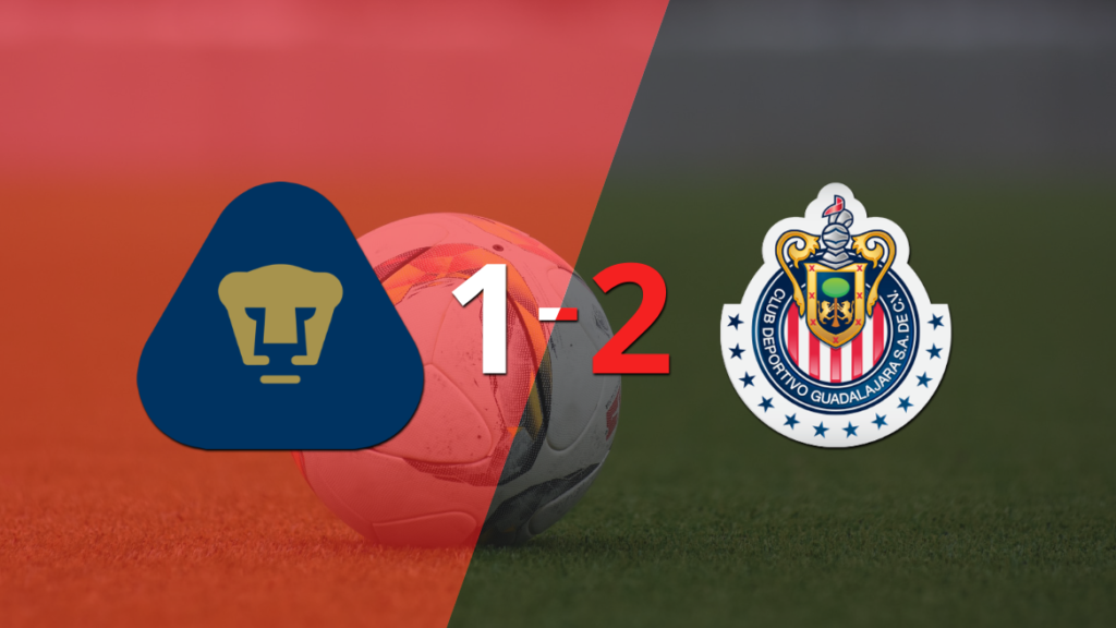 Chivas sacó el triunfo en casa de Pumas UNAM