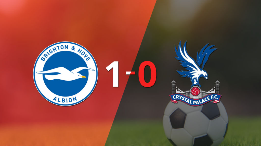 A Brighton and Hove le alcanzó con un gol para derrotar a Crystal Palace en The Amex