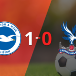 A Brighton and Hove le alcanzó con un gol para derrotar a Crystal Palace en The Amex