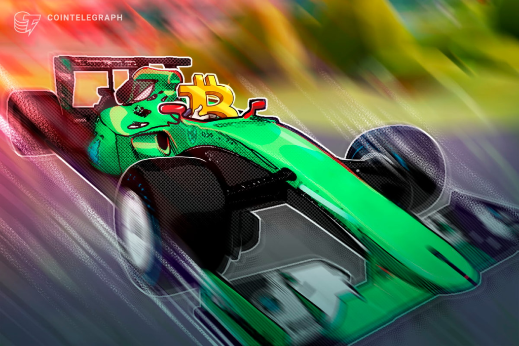 El white paper de Bitcoin debuta en la F1 en un coche patrocinado por Kraken