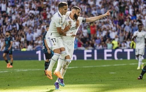 Real Madrid golea al Almería con tripleta de Benzema