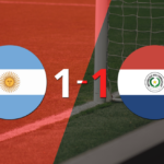 Argentina no pudo en casa ante Paraguay y empataron 1-1