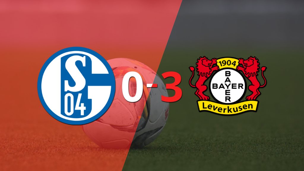 Sin apuros, Bayer Leverkusen venció a domicilio a Schalke 04