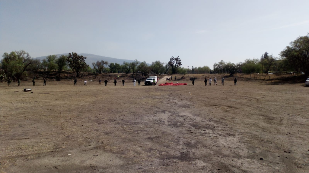 Incendio de un globo aerostático en Teotihuacán deja dos muertos y una menor herida