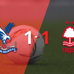 Crystal Palace y Nottingham Forest se repartieron los puntos en un 1 a 1