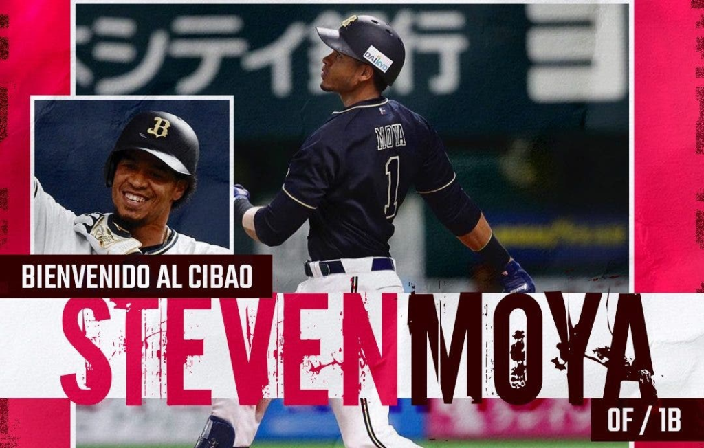 Gigantes firman al bateador zurdo Steven Moya y al lanzador Ernesto Jaquez