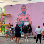 Messi conquista la ciudad del sol: el primer mural que celebra su llegada al Inter Miami