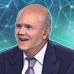 La falta de compradores a gran escala se está convirtiendo en un motivo de preocupación, dice Novogratz, CEO de Galaxy Digital