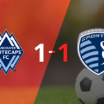 Sporting Kansas City empató 1-1 en su visita a Vancouver Whitecaps FC