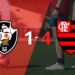 Con goleada en el clásico &quot;dos Milhões&quot;, Flamengo conquistó la victoria ante Vasco da Gama