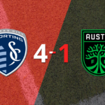 Alan Pulido impulsó la victoria de Sporting Kansas City frente a Austin FC con dos goles