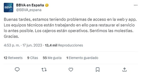 BBVA informa de "problemas de acceso" en su web y aplicación: qué se sabe de la incidencia