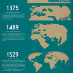 Nuestra concepción del mundo ha cambiado mucho durante la historia. Este mapa ilustra todas sus formas