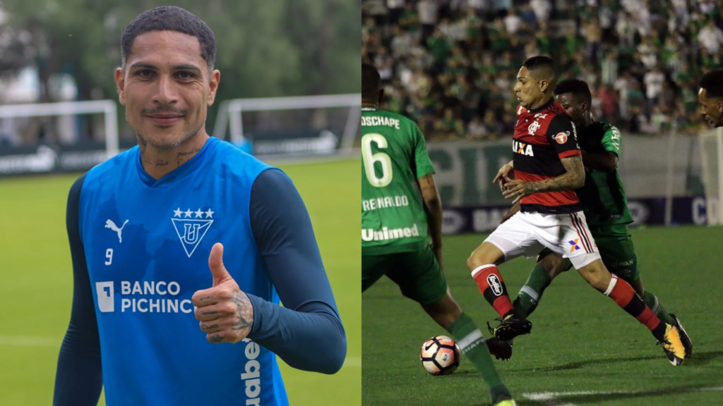 Jugador de LDU de Quito llenó de elogios a Paolo Guerrero y lo comparó con estrellas de Manchester United y AC Milan