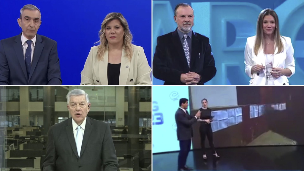 Elecciones PASO 2023: así reflejaron la televisión abierta y de cable el cierre de los comicios