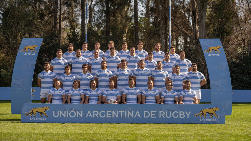 Las fotos oficiales del plantel de Los Pumas que buscará dar el golpe en el Mundial de Rugby