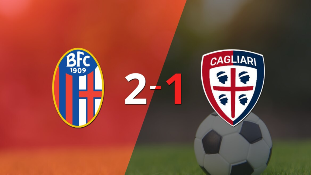 Bologna sacó los 3 puntos en casa al vencer 2-1 a Cagliari