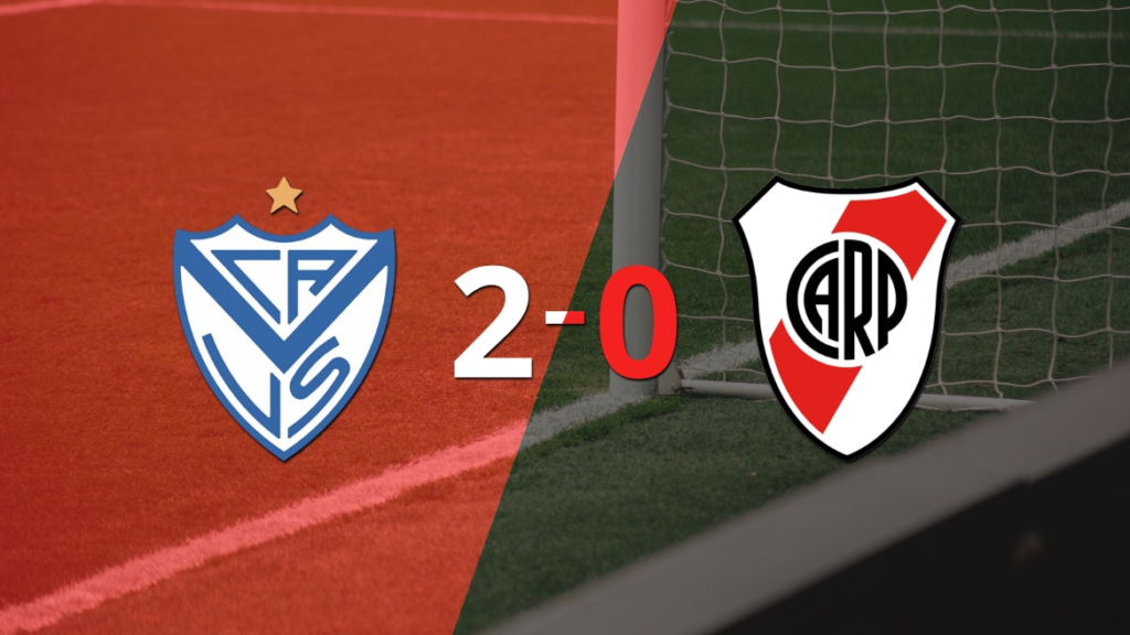 River Plate cayó 2-0 en su visita a Vélez