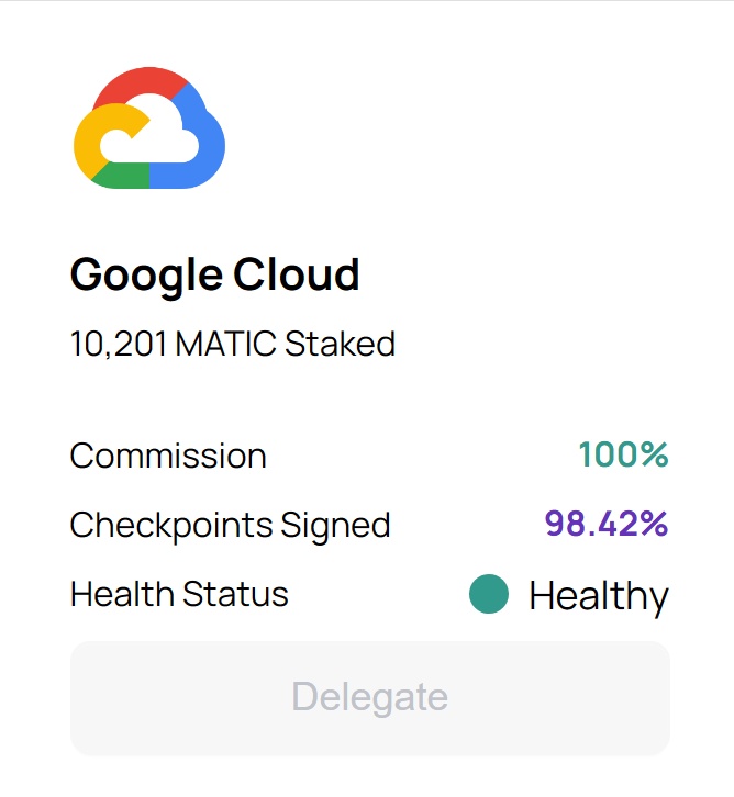 Google Cloud es ahora validador en la red Polygon