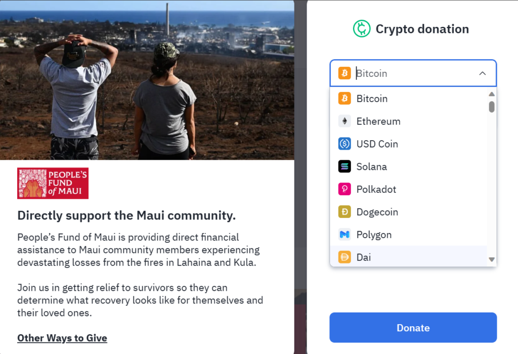 Oprah y La Roca recaudan donaciones en criptomonedas para las víctimas del incendio de Maui