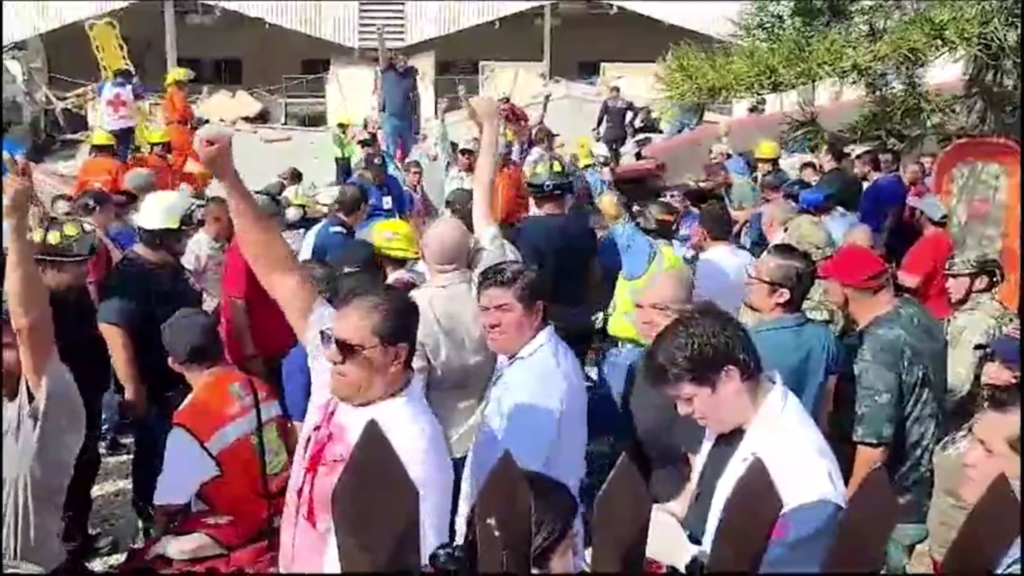 Esto sabemos sobre el derrumbe del techo de una iglesia en Tamaulipas, México