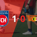 Con lo justo, Heidenheim venció a Unión Berlín 1 a 0 en el estadio Voith Arena