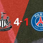 Newcastle United le pasó por encima 4-1 a PSG