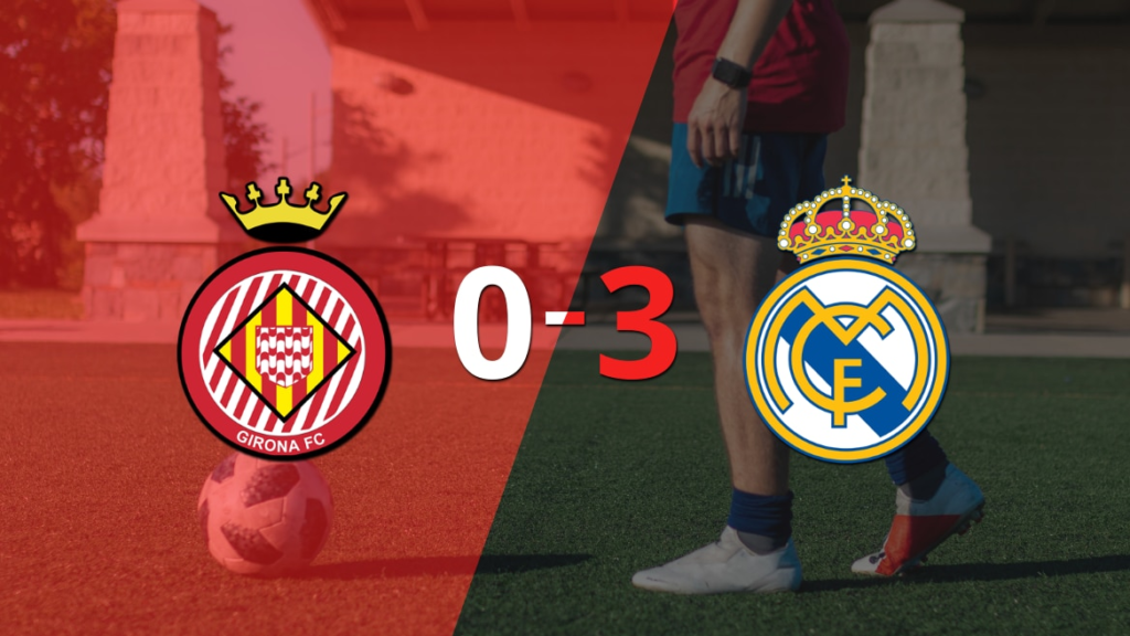 Paliza de Real Madrid en su visita a Girona