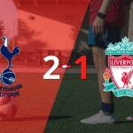 Liverpool no pudo en su visita a Tottenham y perdió 2 a 1